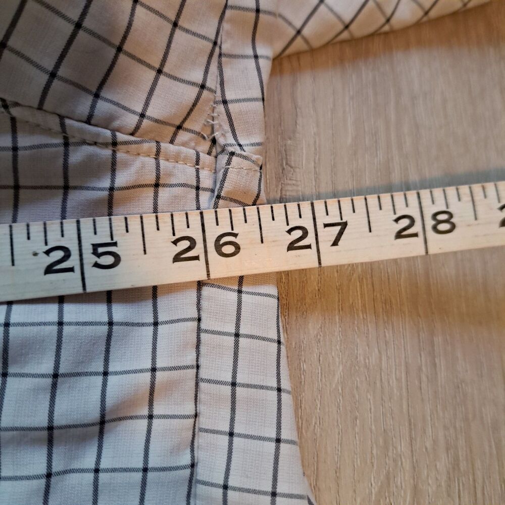 5.11 Tactical Series Mens XL Short Sleeve Snap Shirt Windowpane Zip Pocket - Picture 8 of 11